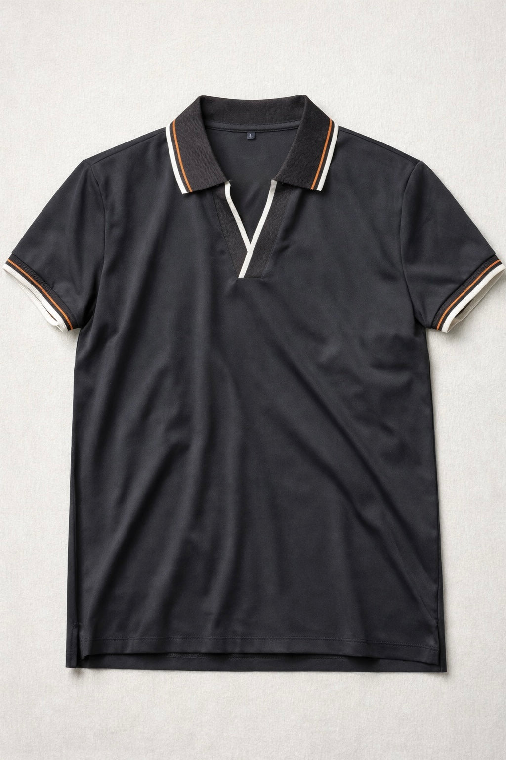 Playera Polo para Hombre Casual Antiarrugas A61416 Negro