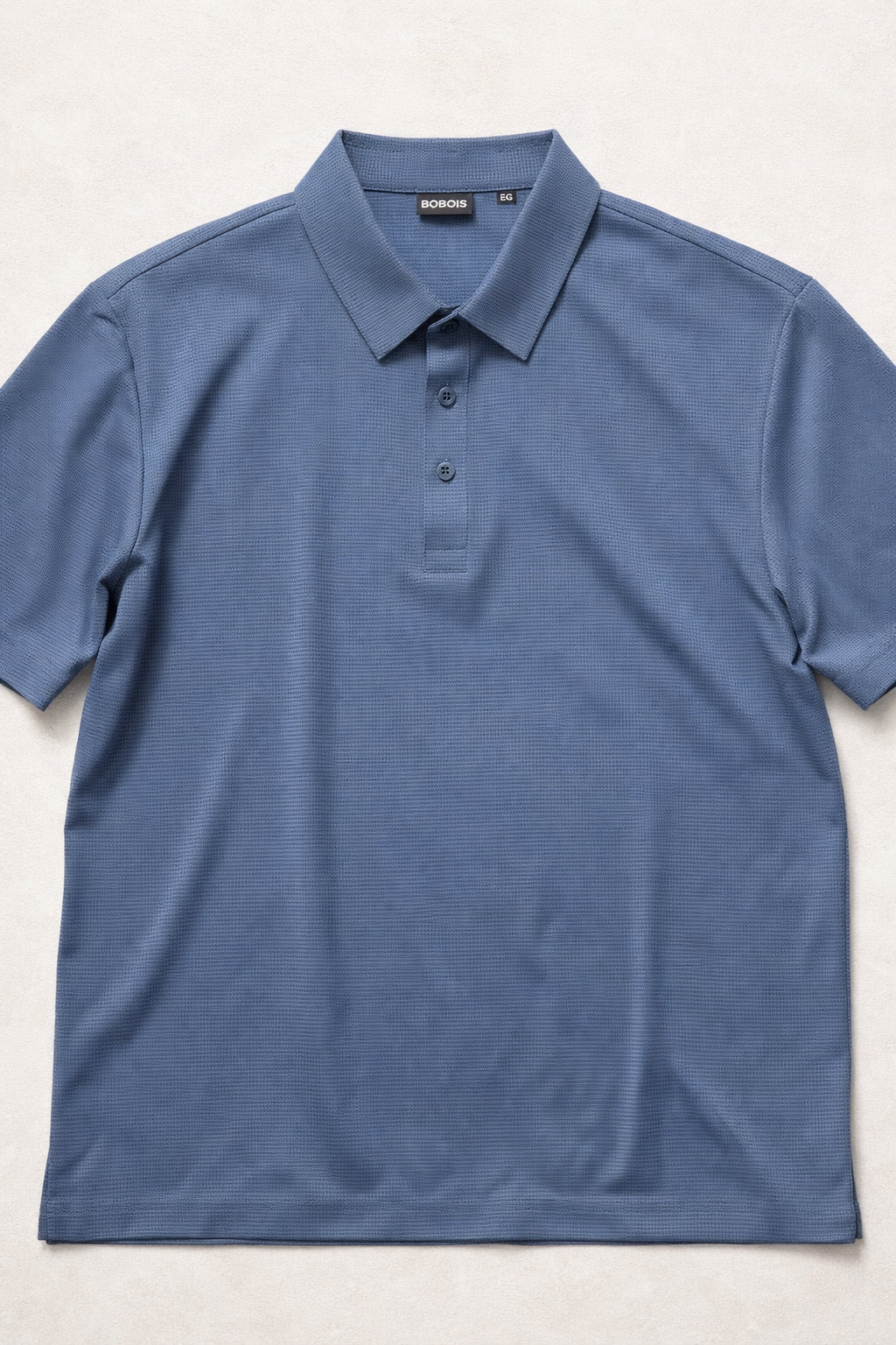 Playera Polo para Hombre Jacquard Super Stretch A61417 Azul