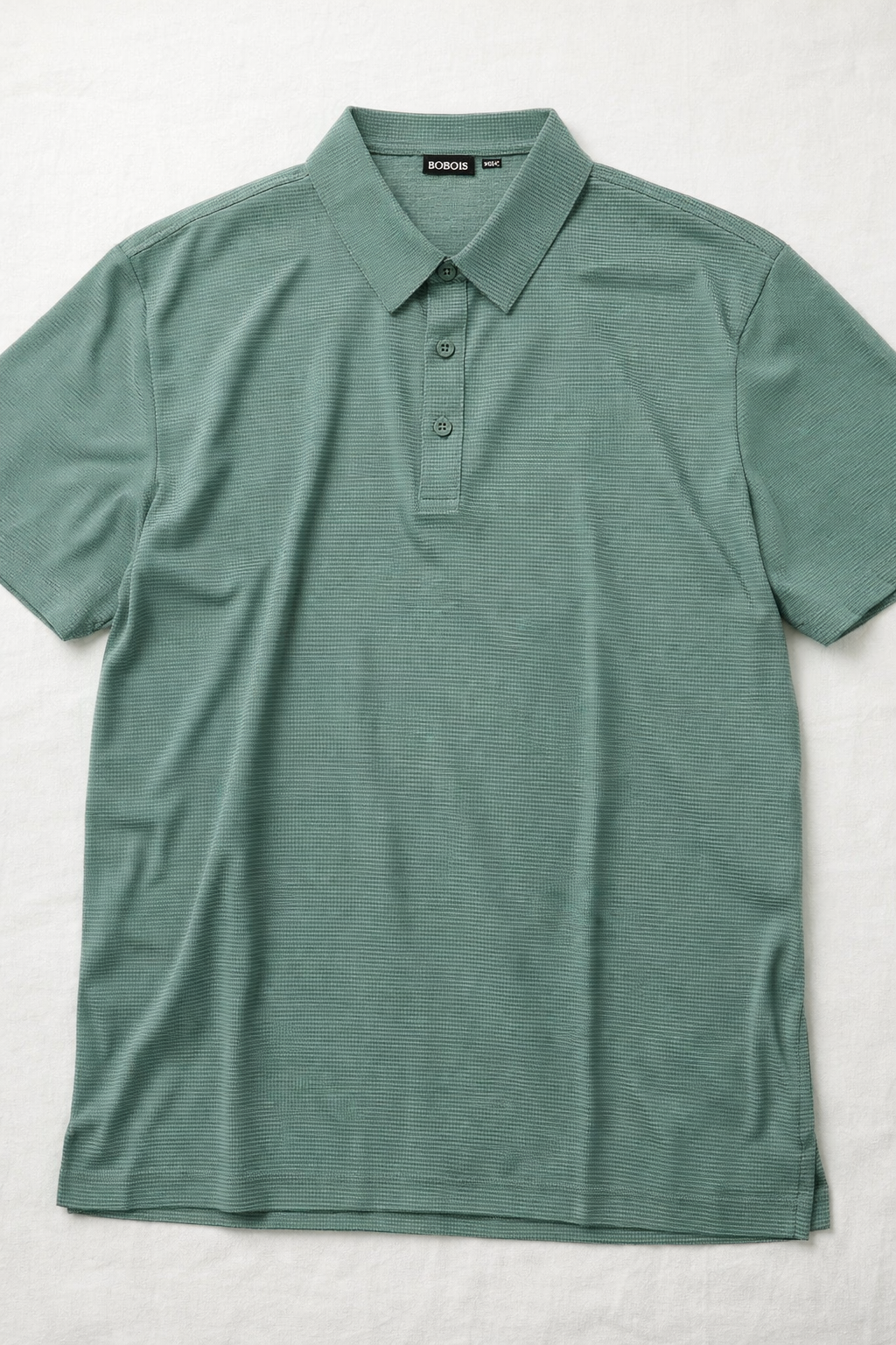 Playera Polo para Hombre Jacquard Super Stretch A61417 Verde