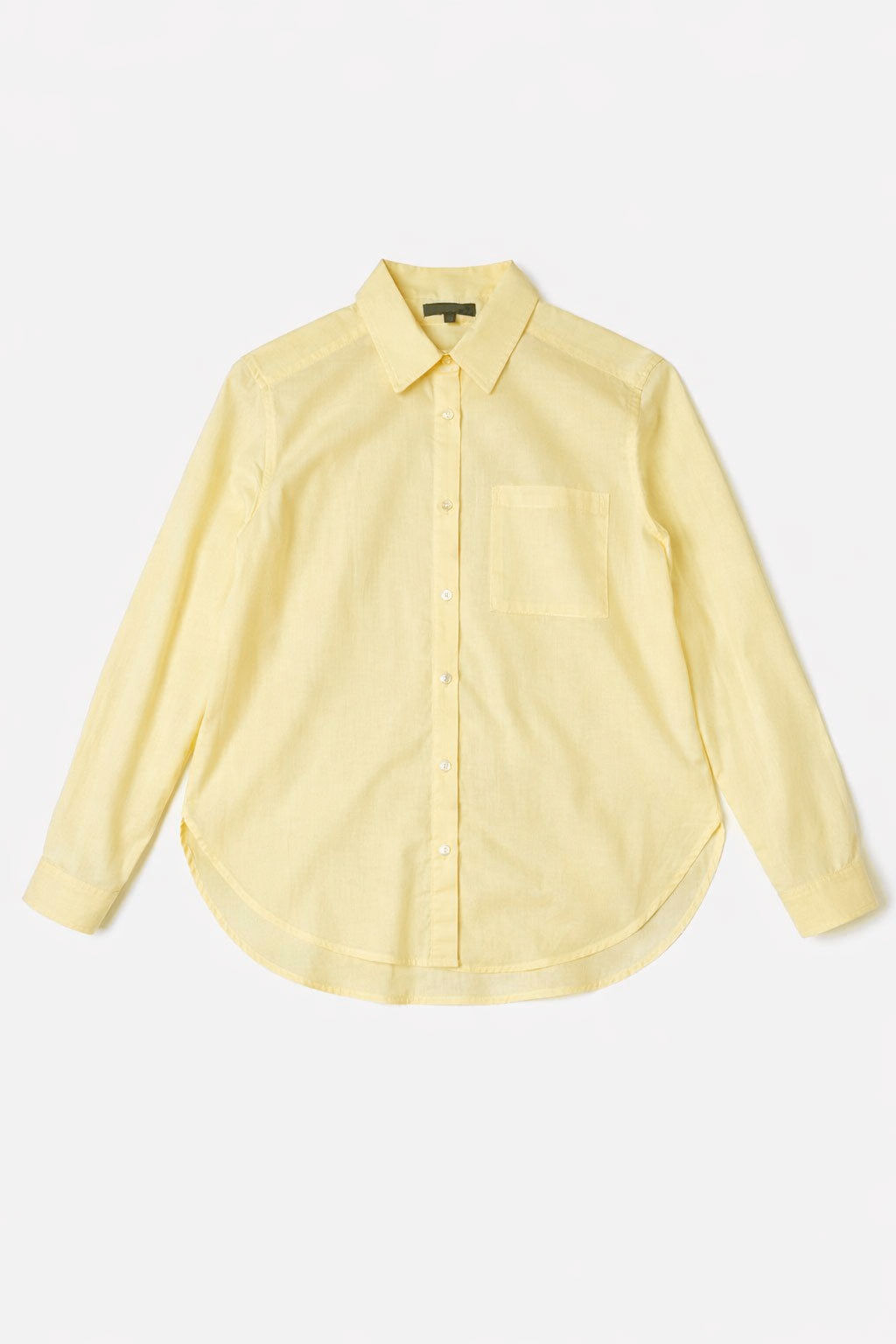 Blusas Para Mujer Camisera Popelina N61110 Amarillo