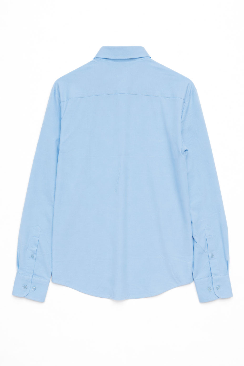 Camisa para Hombre Manga Larga Piqué Stretch Sin Arrugas B61401 Cielo