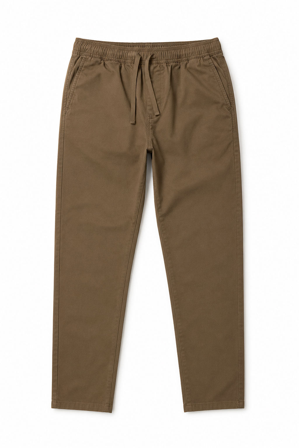Joggers Para Hombre Pantalón Algodón Spandex Con Jareta GJOGGW Tabaco