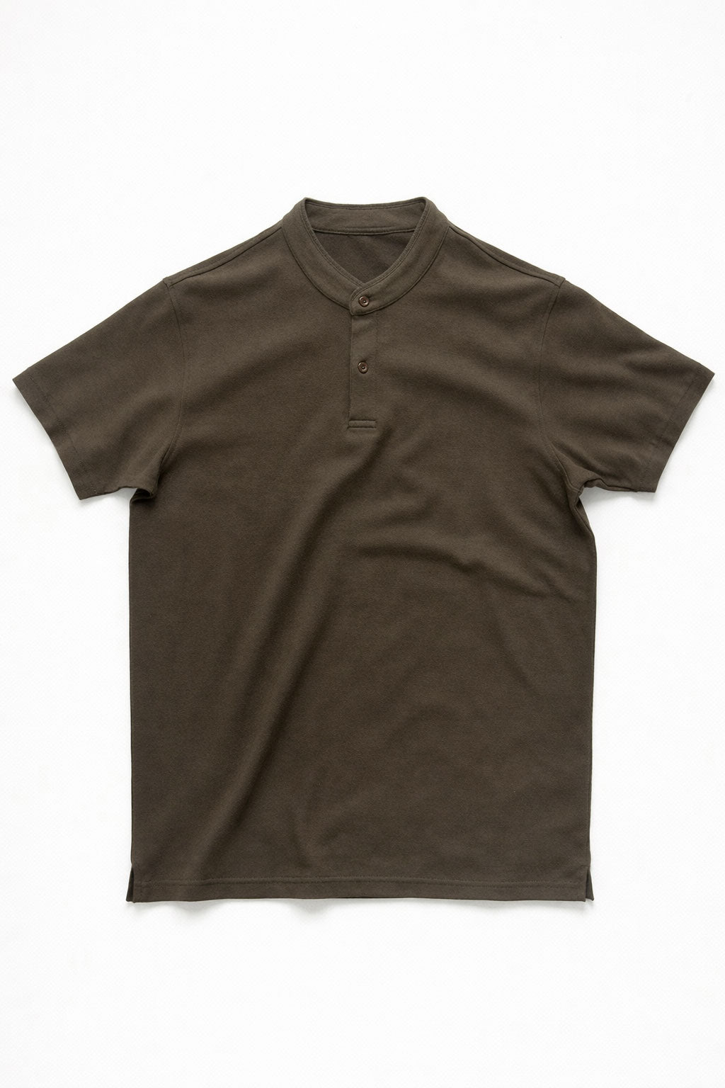 Playeras Polo Para Hombre Cuello Mao Spandex APMAO Chocolate