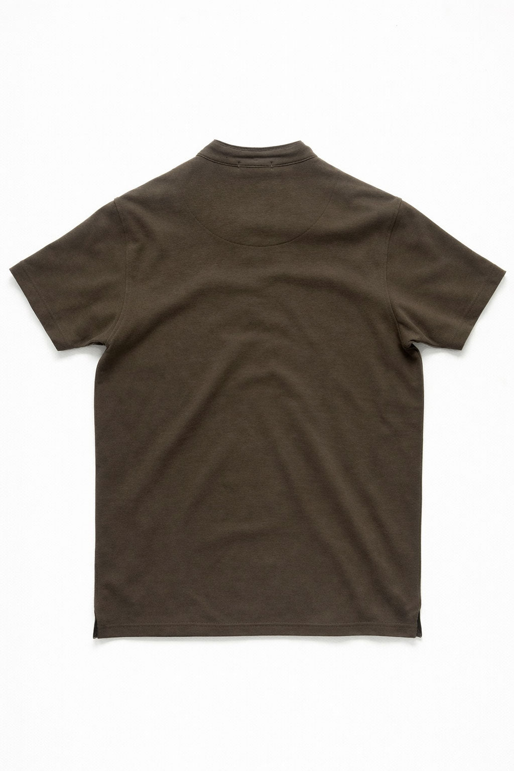 Playeras Polo Para Hombre Cuello Mao Spandex APMAO Chocolate