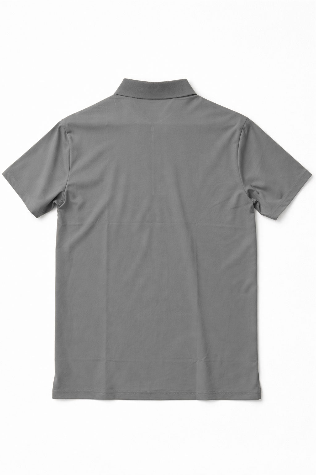 Playera Polo para Hombre con Cierre Premium Antiarrugas A61419 Gris