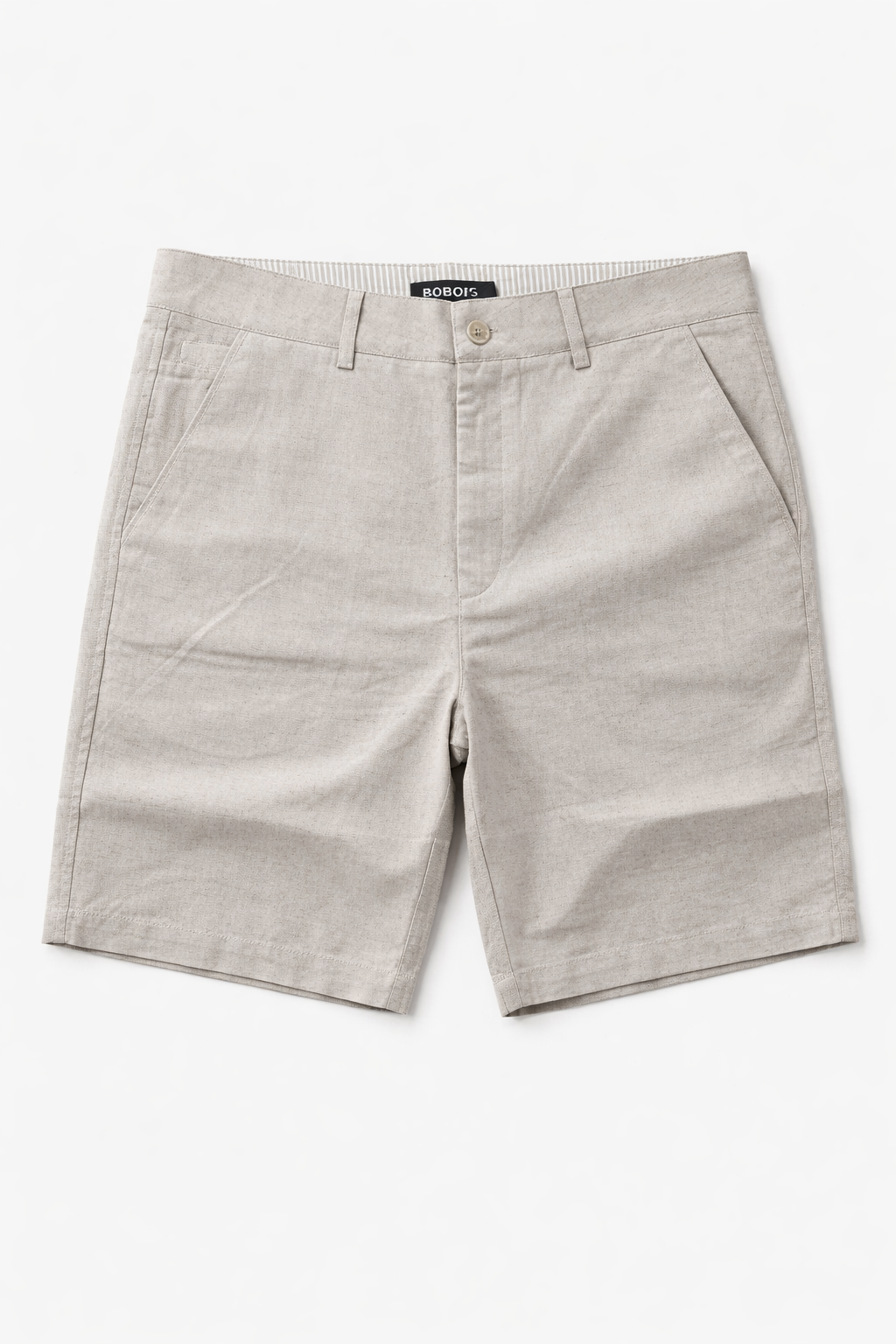 Bermudas Para Hombre Lino Ligero Para Verano G61453 Beige