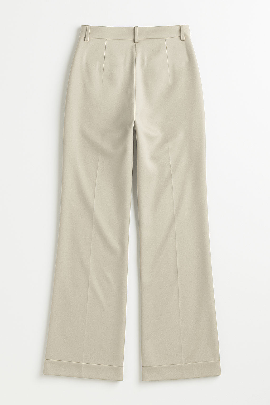 Pantalones Para Mujer Corte Recto Estilo Ejecutivo W53125 Beige