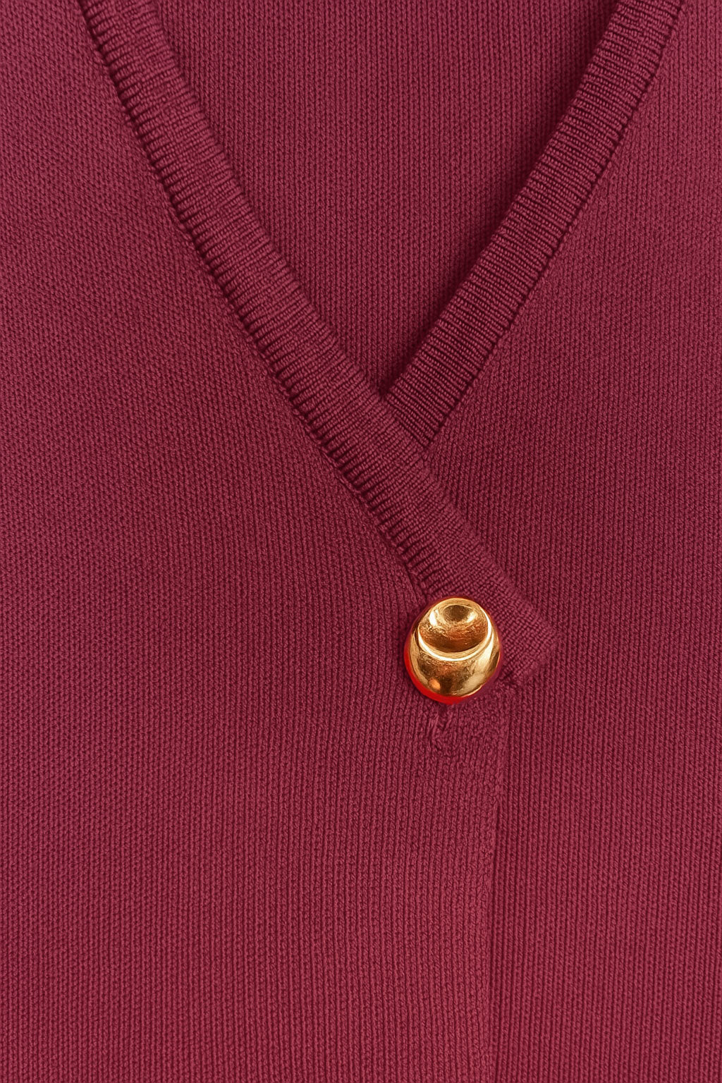 Chalecos Para Mujer Tejido Con Doble Botón R53200 Vino