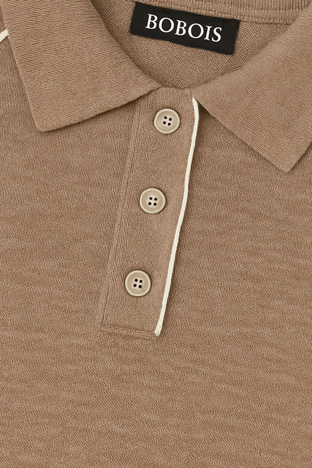 Suéteres Para Mujer Tipo Polo Manga Ranglan O53200 Taupe