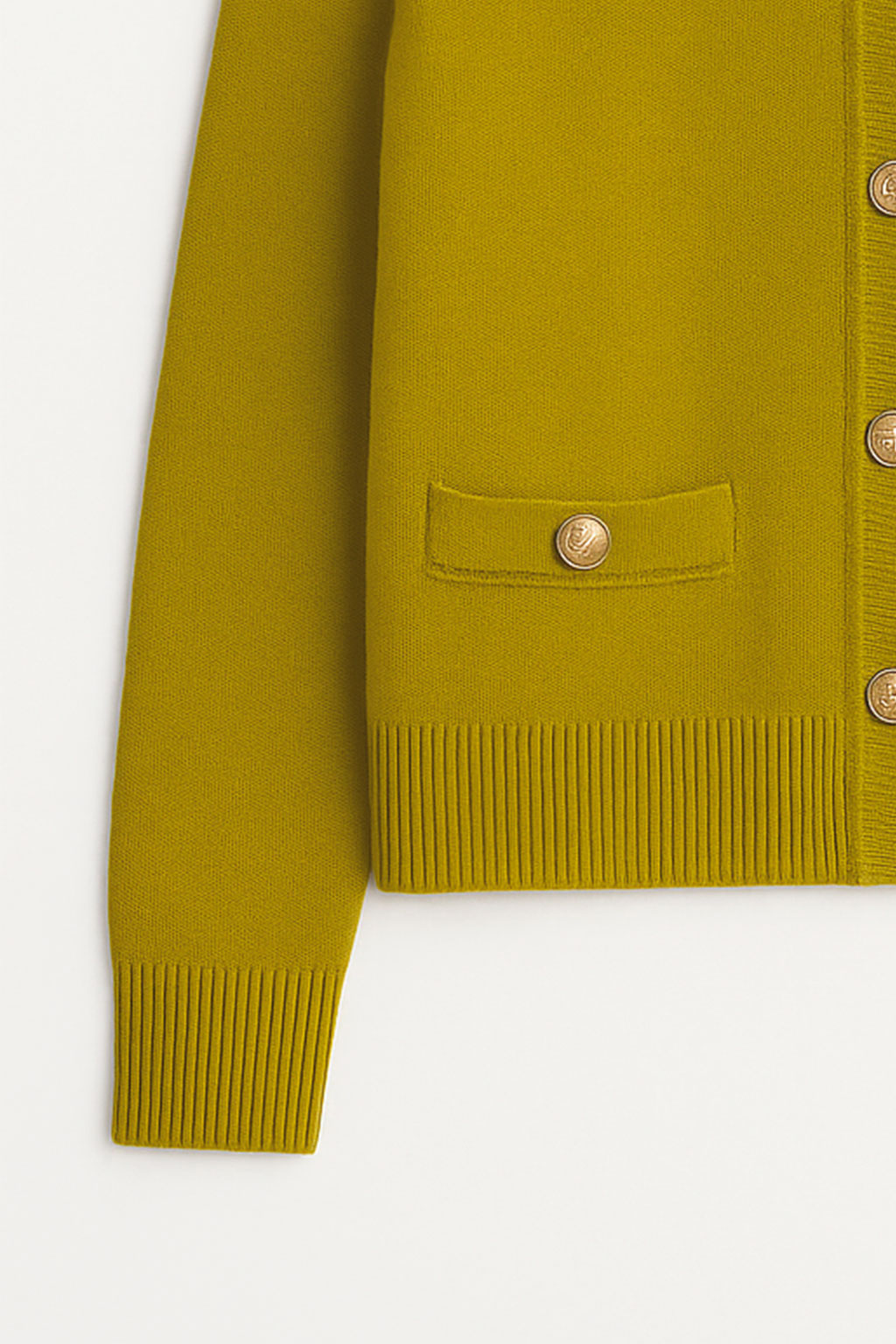 Suéteres Para Mujer Tejido Con Botones O53207 Verde