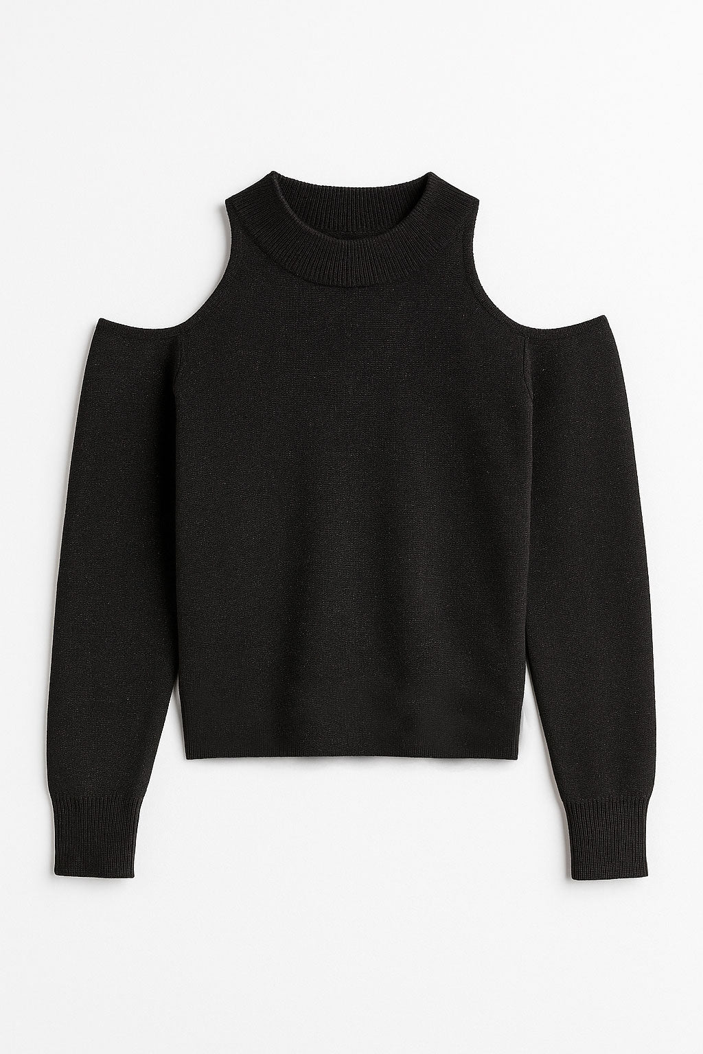 Suéteres Para Mujer Lurex Cuello Alto O53201 Negro