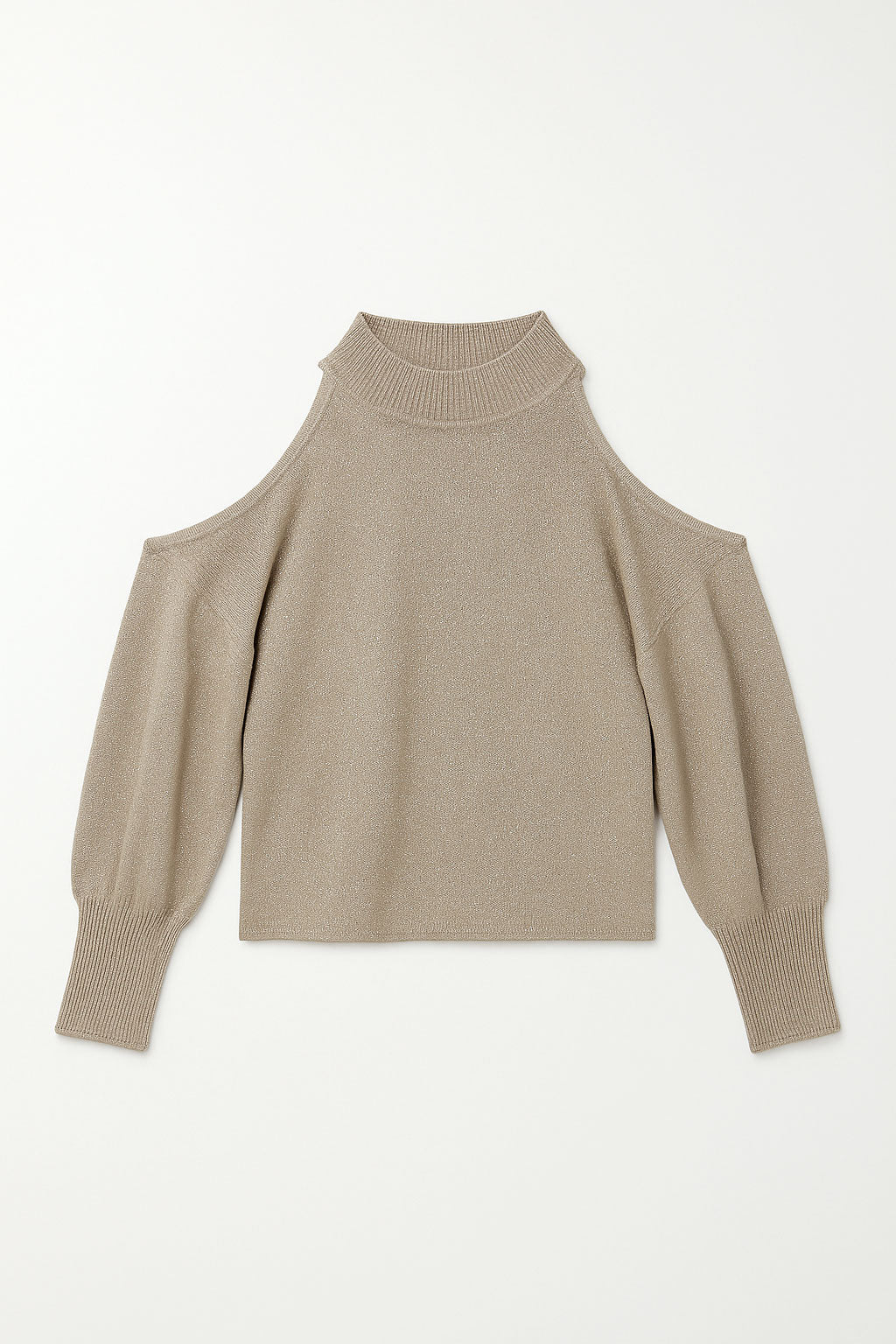 Suéteres Para Mujer Lurex Cuello Alto O53201 Arena