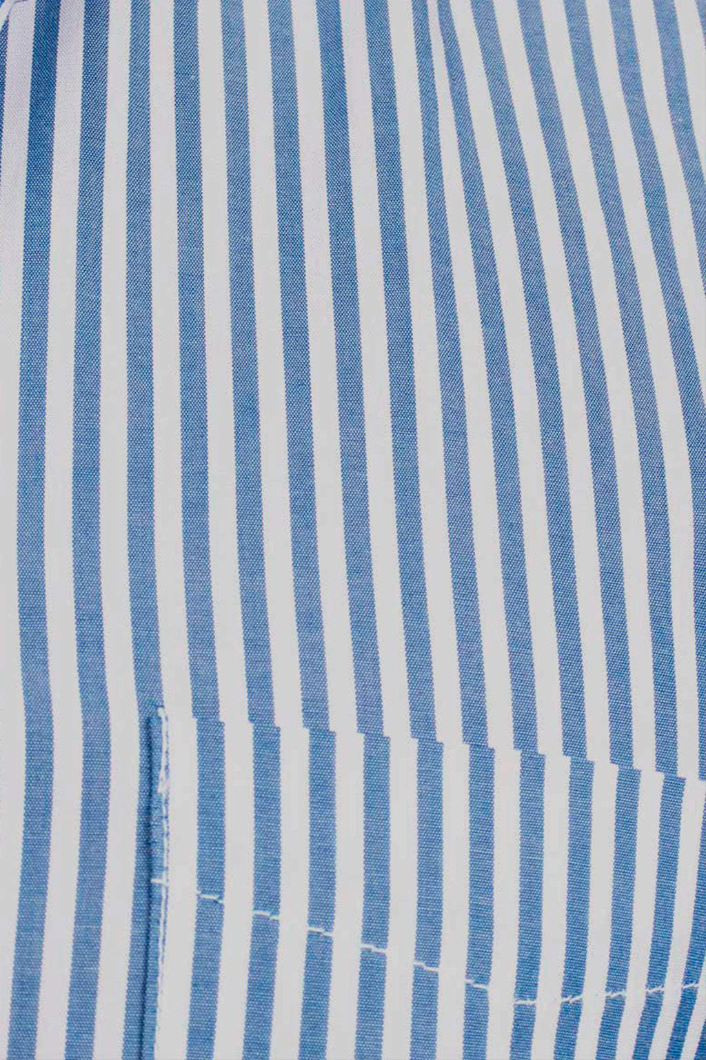 Camisas Para Hombre Manga Larga Rayas B45211 Azul