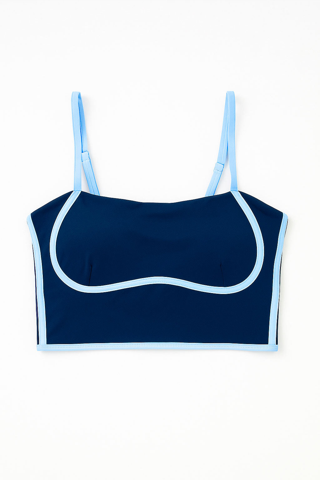 Tops Deportivos para Mujer Bicolor Con Franjas JYMN18 Marino