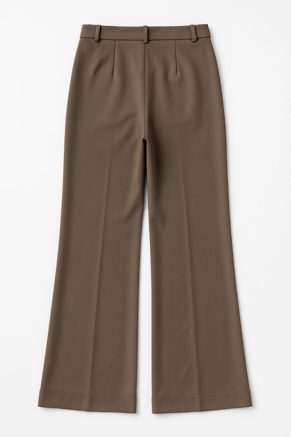 Pantalones Para Mujer Corte Recto Estilo Ejecutivo W53125 Cafe