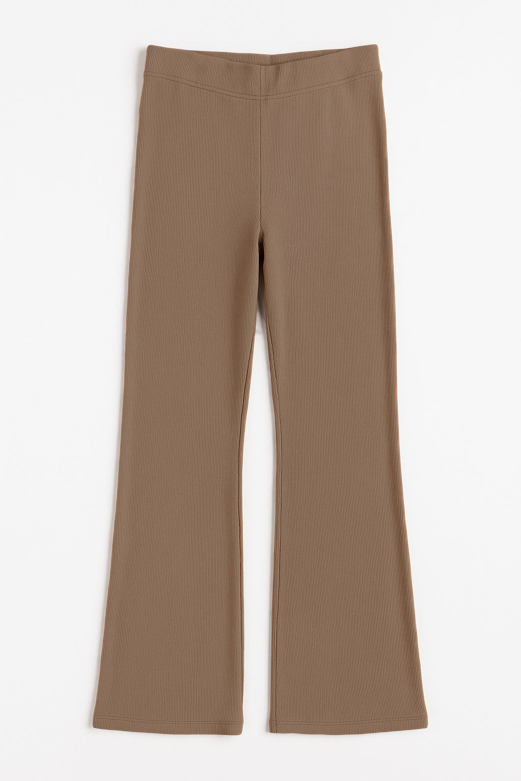 Pantalones Para Mujer Básico Suave Tejido Ligero W53122 Beige