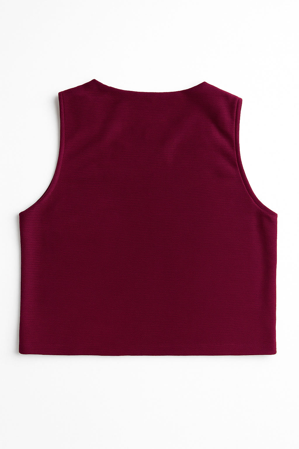 Chalecos Para Mujer Con Textura Tres Botones R53101 Vino