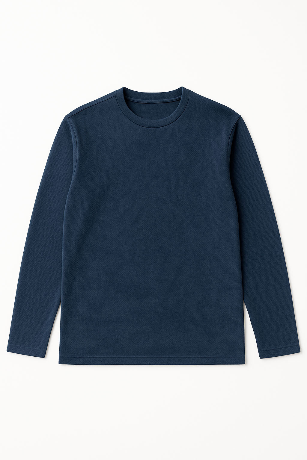 Playeras Para Hombre Jacquard Textura Ligera A55314 Marino