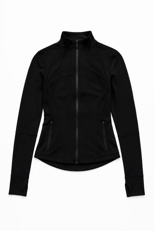 Chamarras Deportivas para Mujer Estructurada Con Cierre JYMB00 Negro