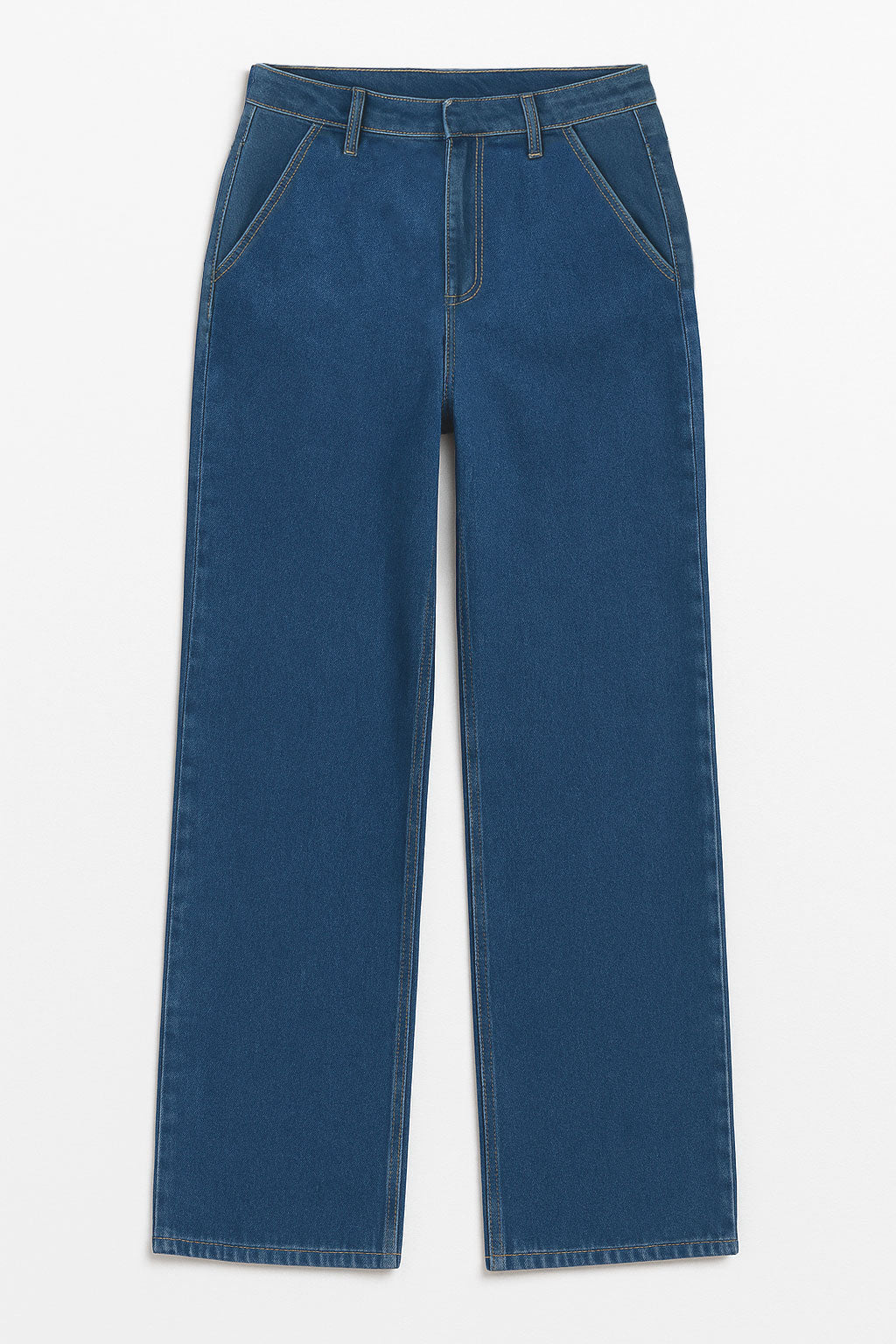 Jeans Para Mujer Pantalón De Mezclilla Bolsas Vivo Traseras V53101 Stone