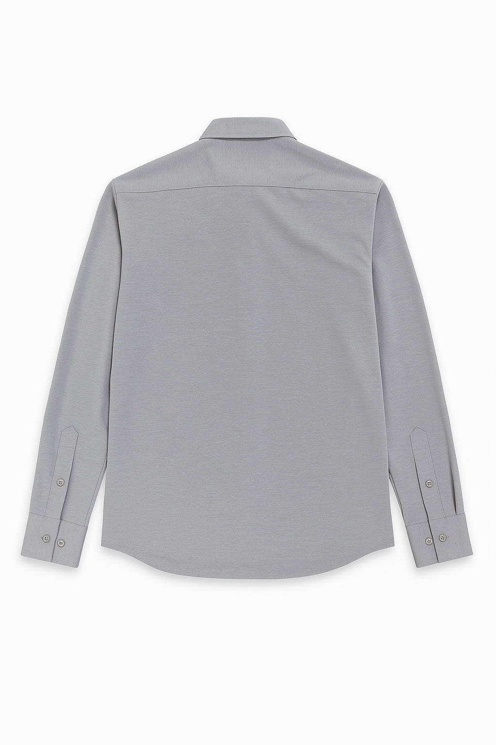 Camisas Para Hombre Jersey Spandex De Punto B55402 Gris