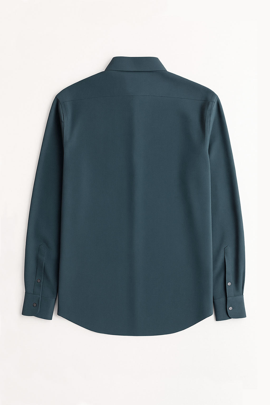 Camisas Para Hombre Spandex Premium Con Textura B55403 Teal