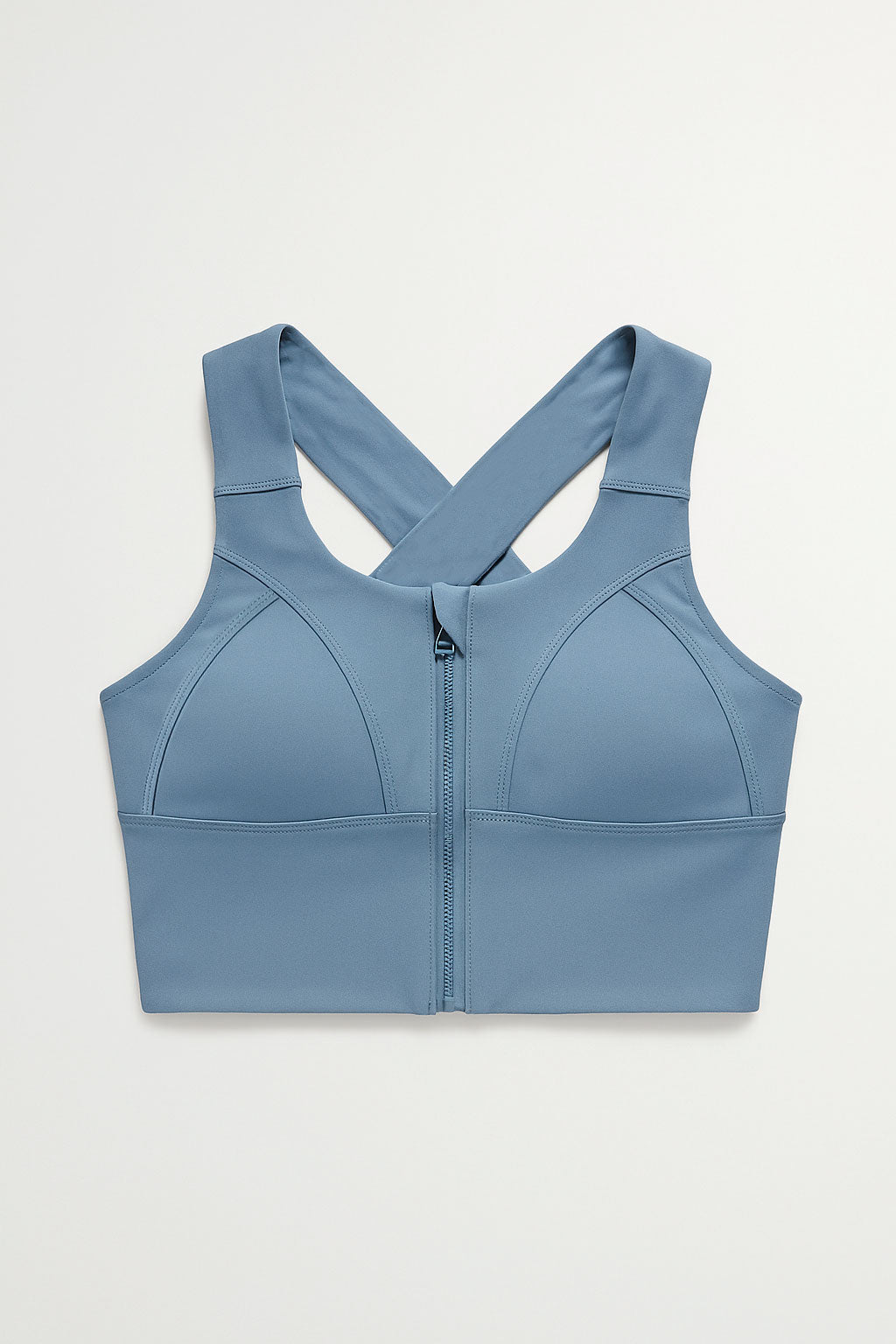 Tops Deportivos para Mujer Cierre Frontal Estructurado MTLLWX Denim