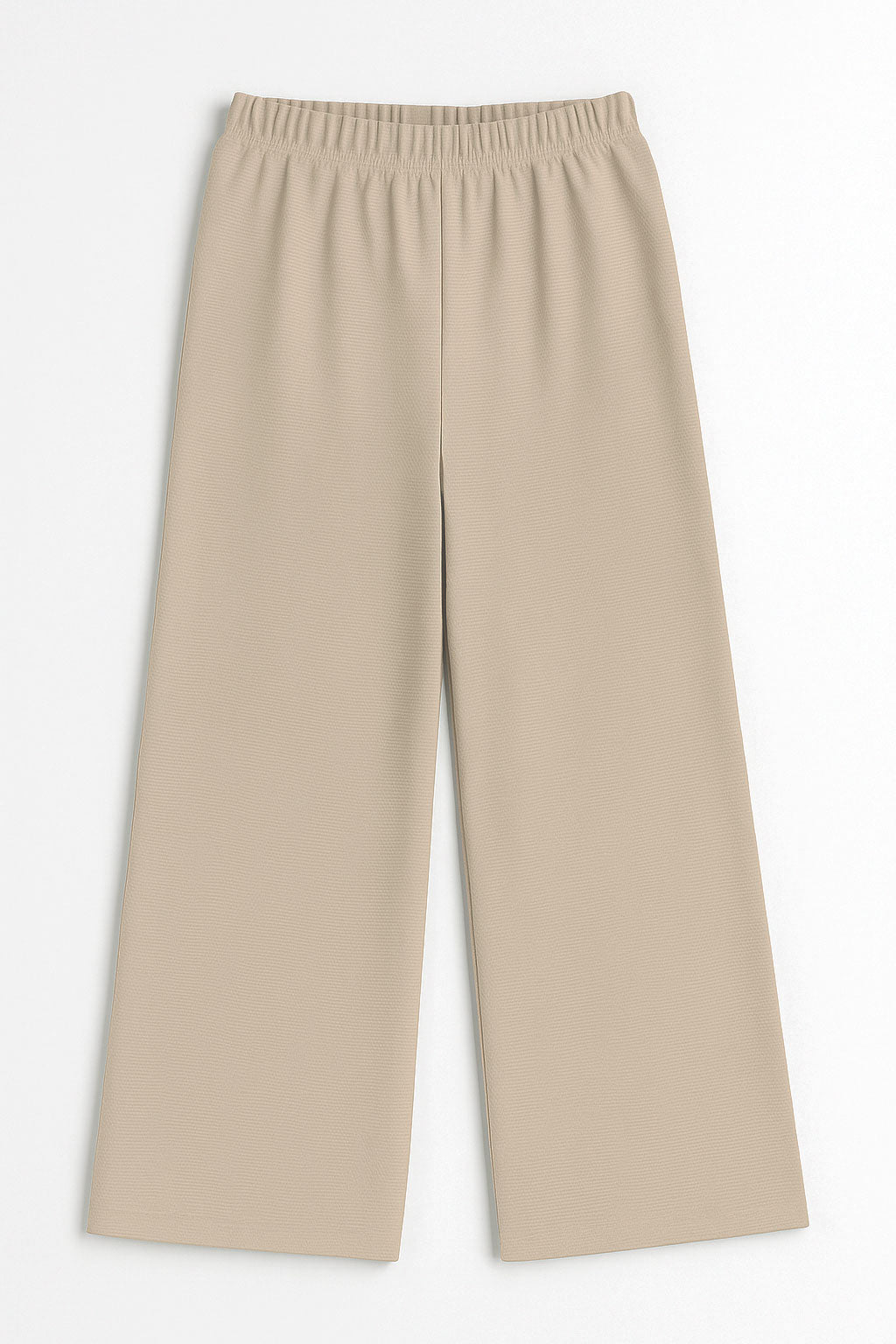 Pantalones Para Mujer Básico Con Textura W53117 Arena