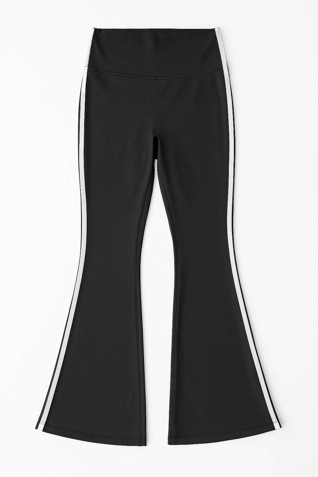 Leggins Deportivos para Mujer Acampanado Franja Lateral JYMK14 Negro