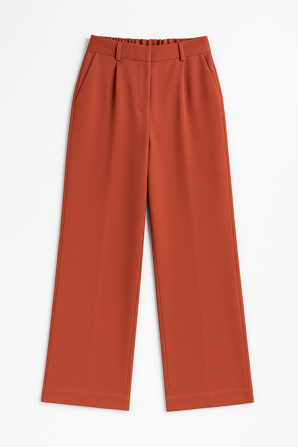 Pantalones Para Mujer Liso Basico con Pinzas W53100 Chedron