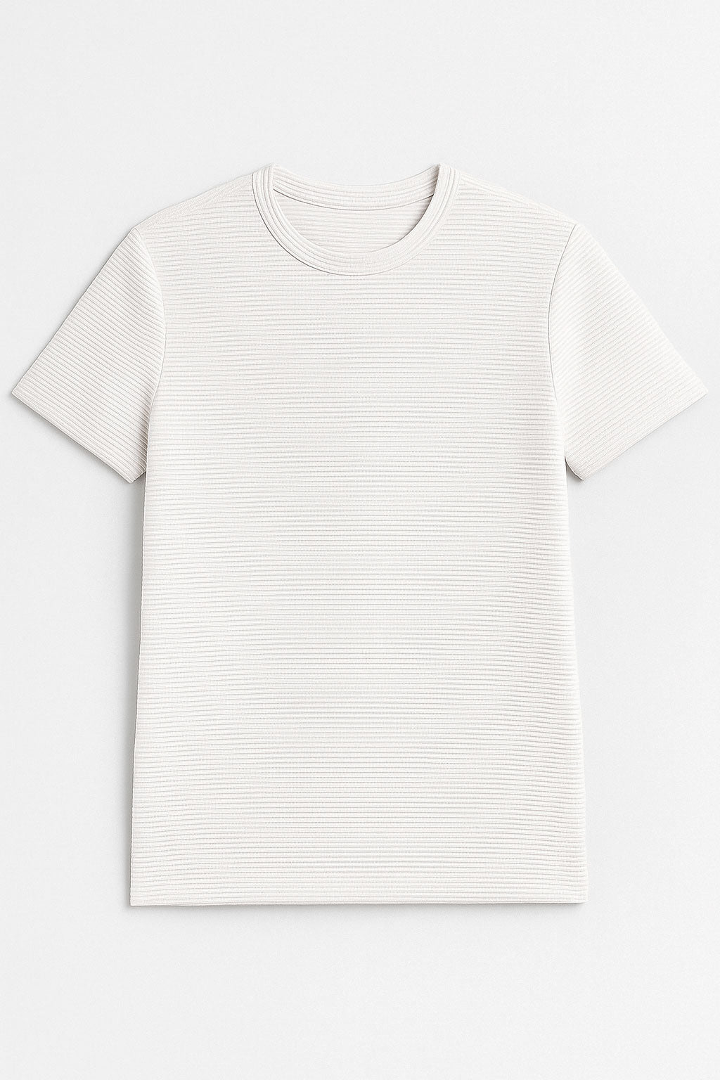 Playeras Para Hombre Con Bordones A55307 Hueso