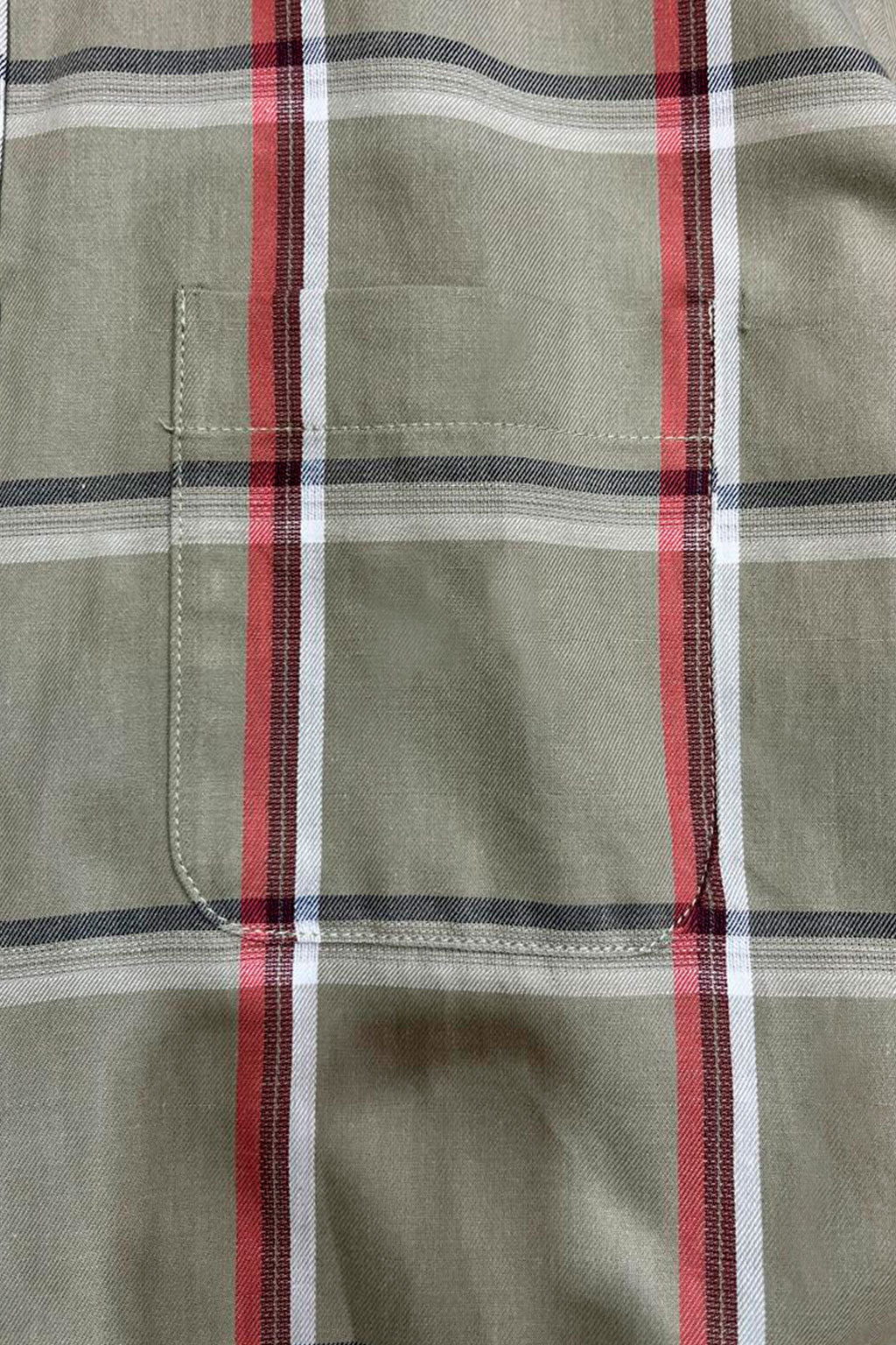 Camisas Para Hombre Cuadros Button Down B55106 Olivo