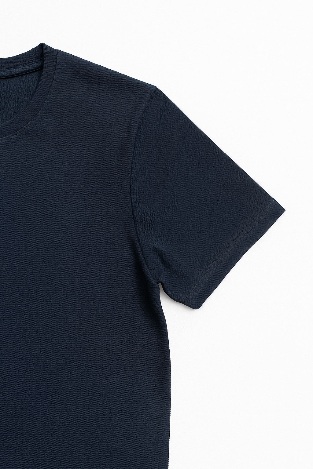 Playeras Para Hombre Con Textura Slim A55301 Marino