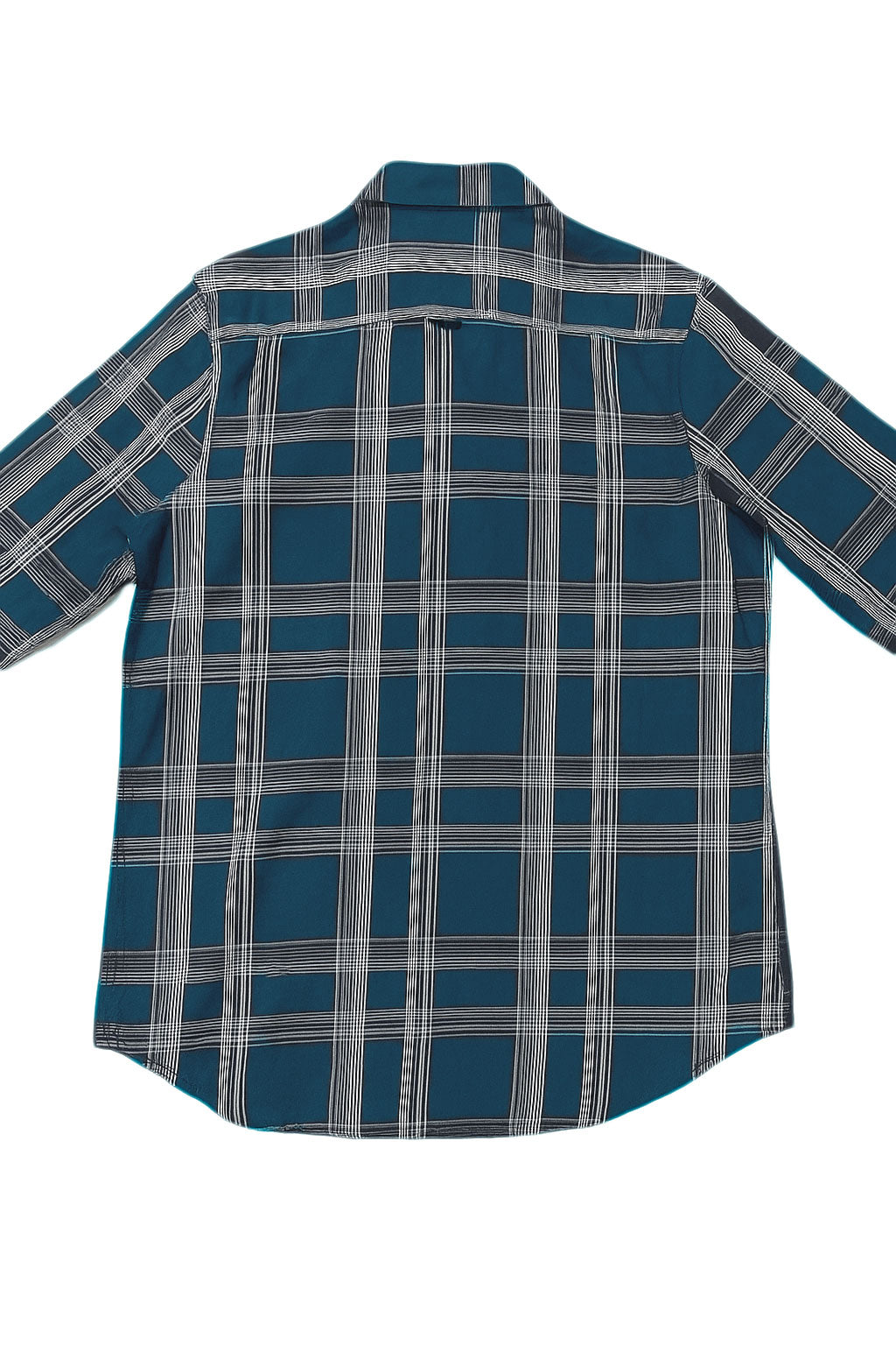Camisas Para Hombre Cuadros Button Down B55102 Marino