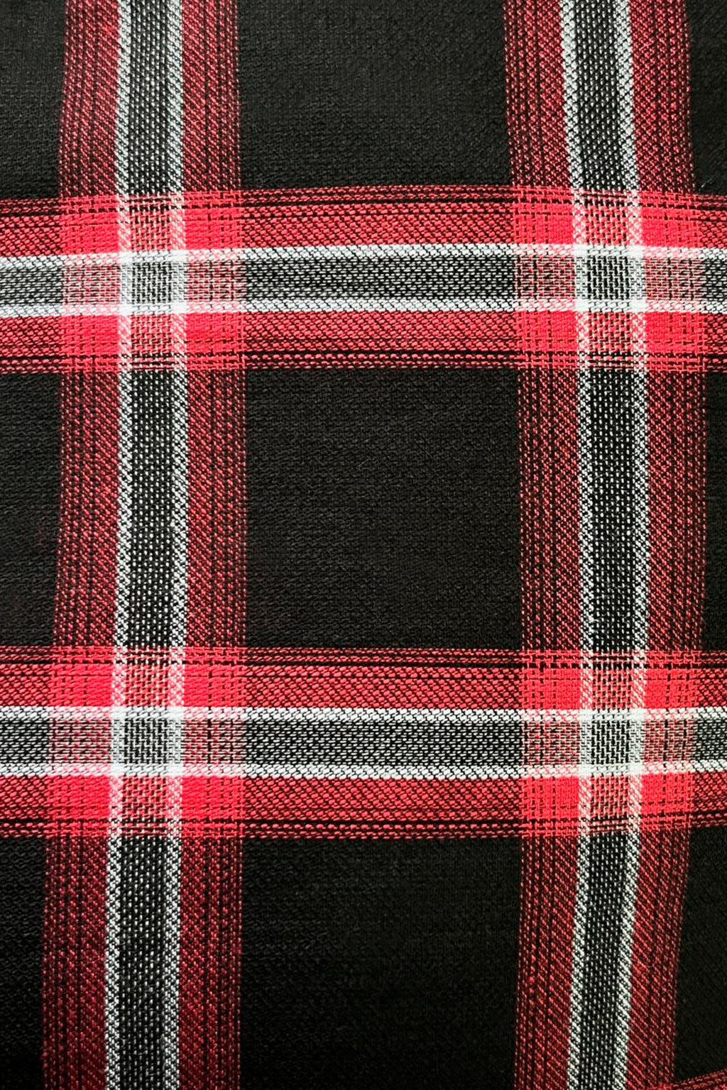 Camisas Para Hombre Manga Larga Cuadros B45123 Negro