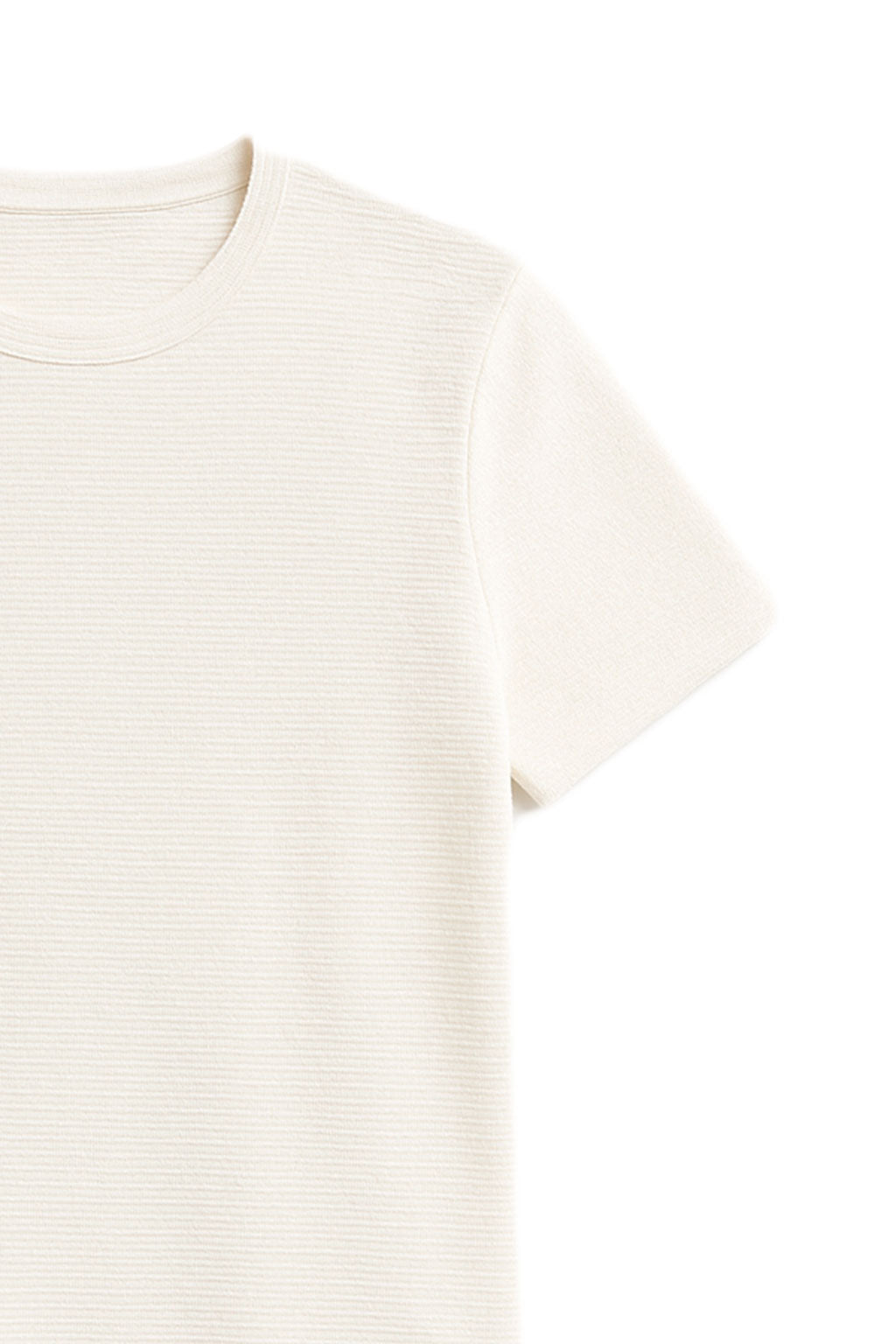 Playeras Para Hombre Manga Corta Textura A55304 Crema