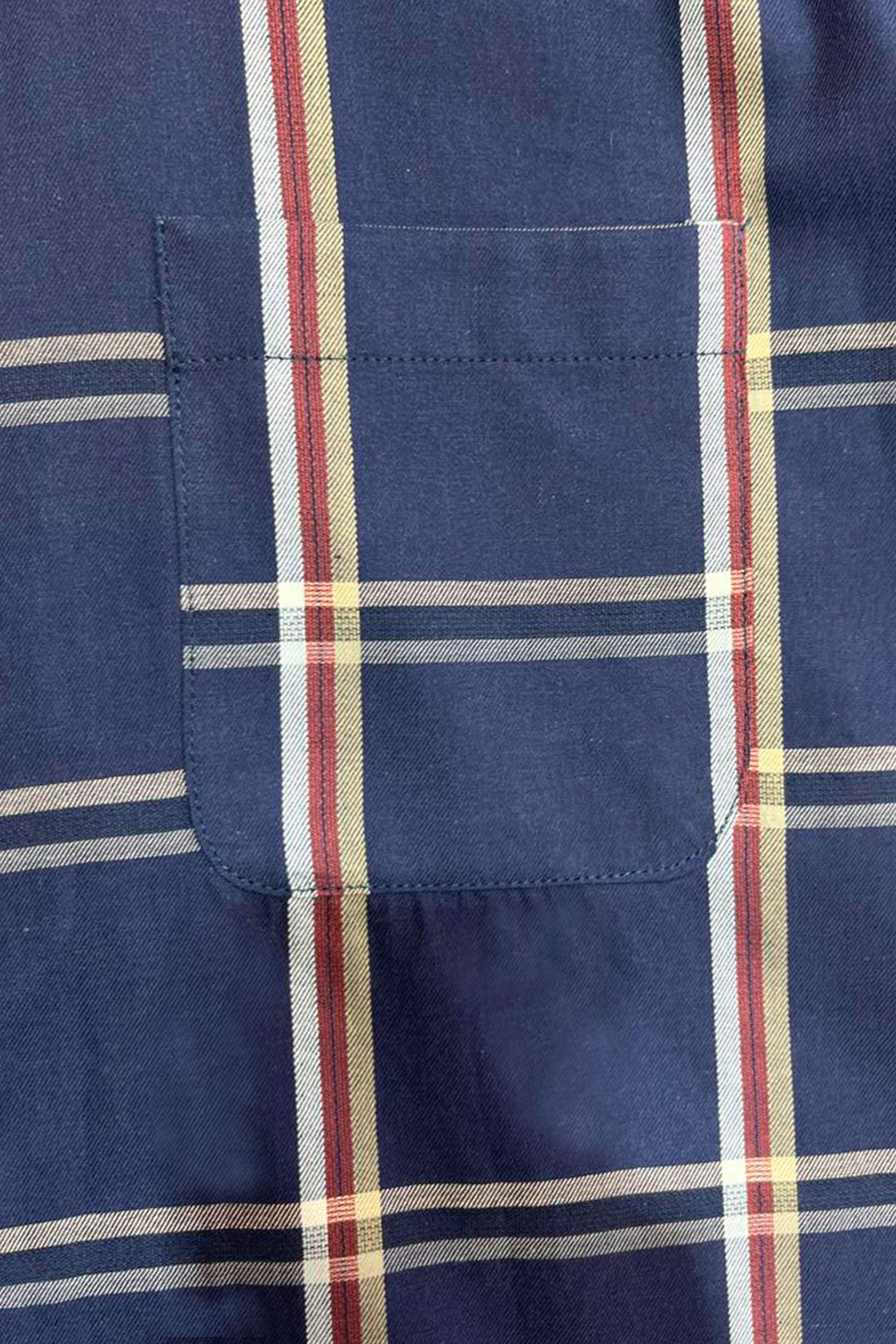 Camisas Para Hombre Cuadros Button Down B55106 Marino