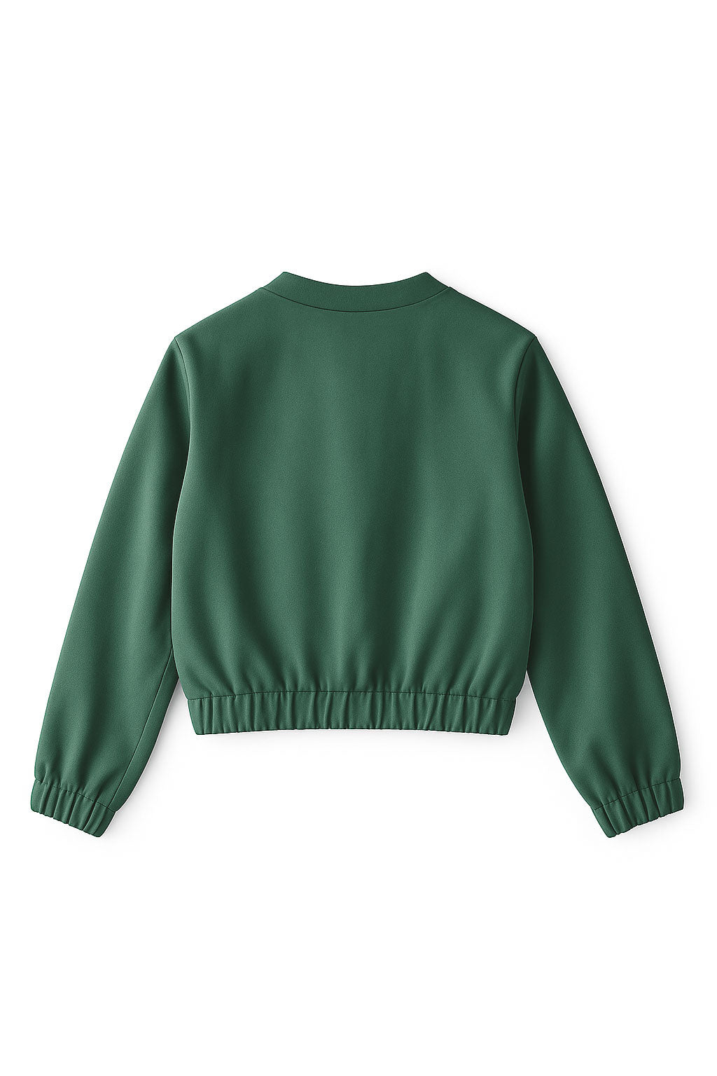 Chamarras Para Mujer Bomber Jacket Corta Q53100 Verde