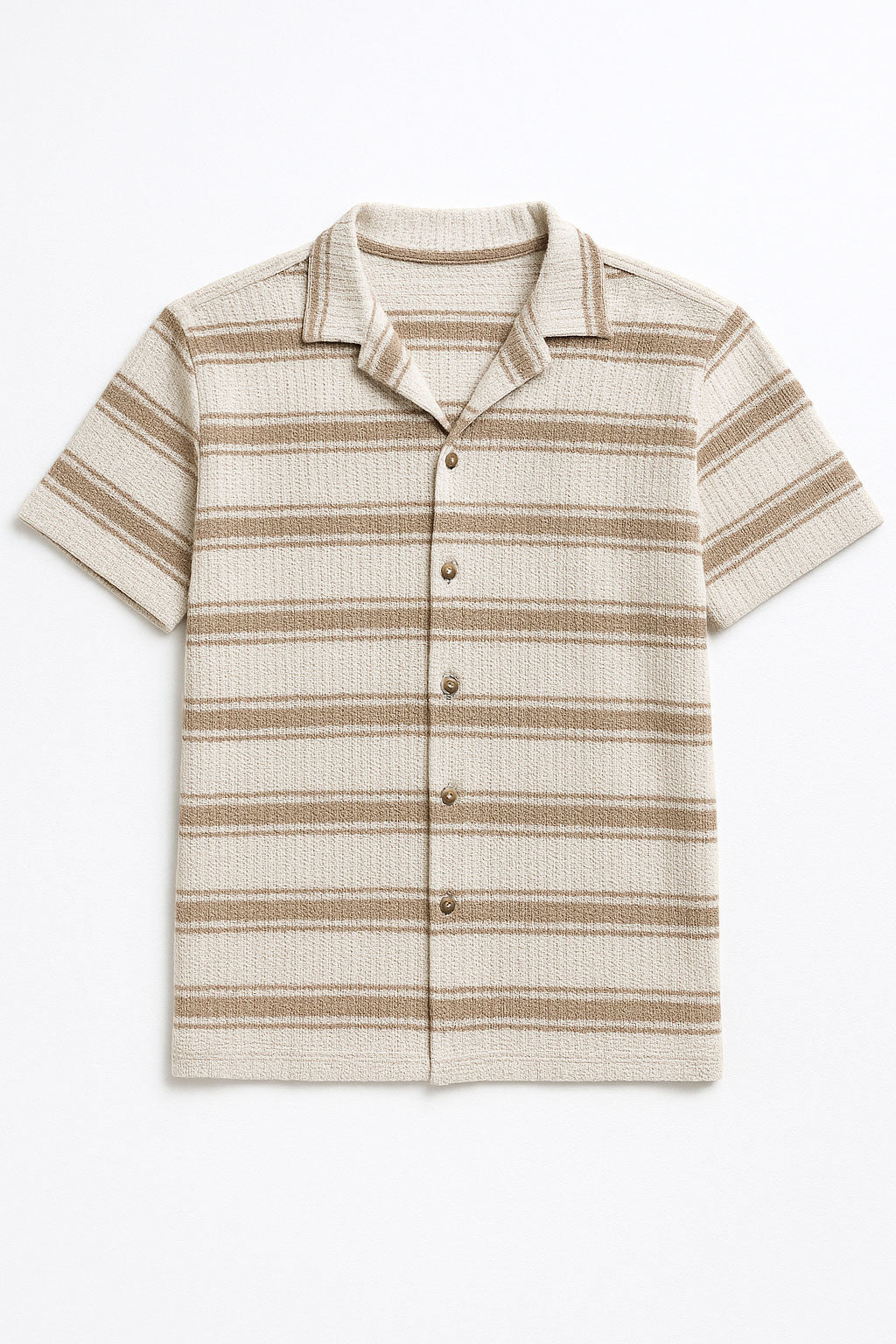 Camisas Para Hombre Crochet Vertical B51369 Arena