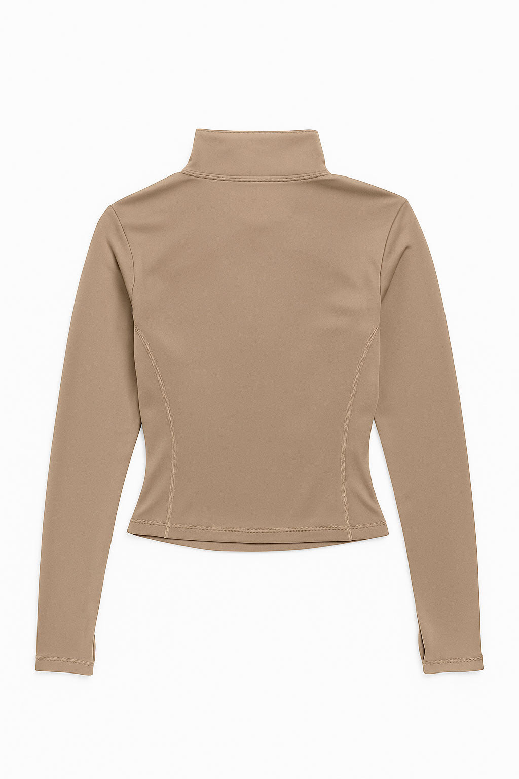 Chamarras Deportivas para Mujer Estilo Running Con Cierre MTWT01 Taupe