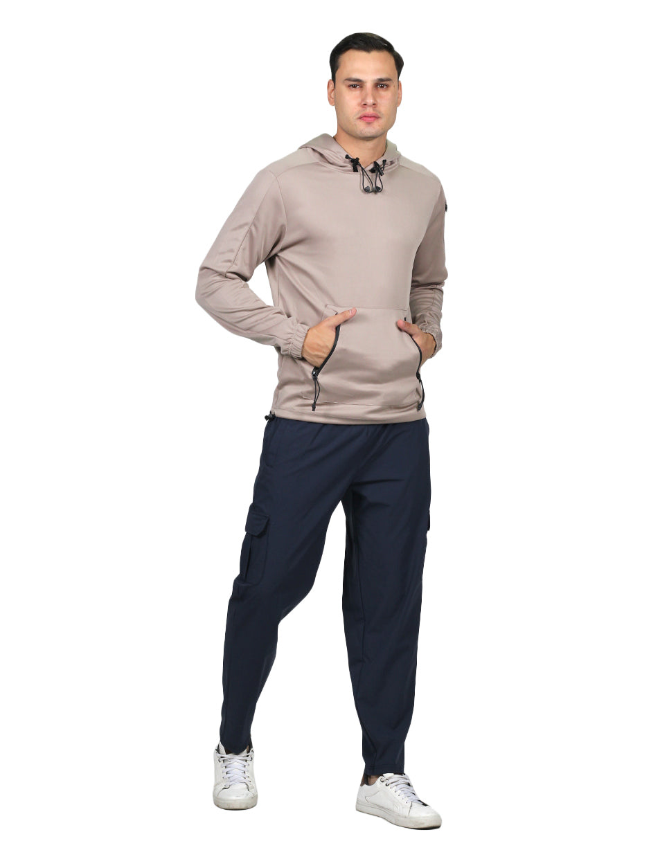 Pantalones Para Hombre Tipo Jogger Stretch G25121 Marino