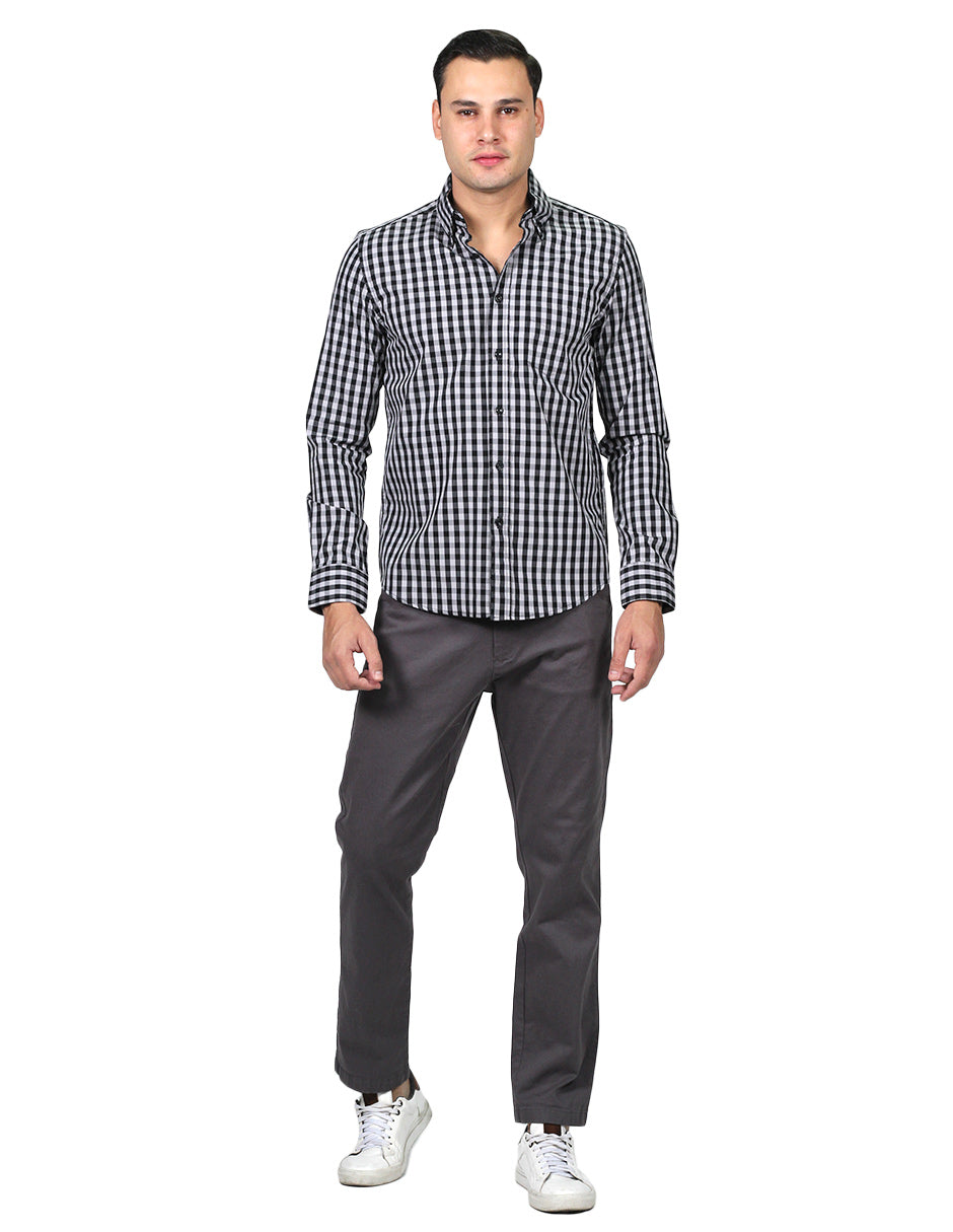 Pantalones Para Hombre Soft Stretch Slim GPAXAR Oxford