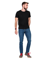 Playeras Para Hombre Cuello Redondo Basica APCR Negro