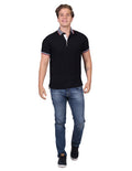 Playeras Tipo Polo Para Hombre Slim Fit Marino A21105