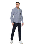 Camisas Hombre Moda Manga Larga Regular Fit B31222 Marino