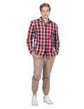 Pants Hombre Bobois Casuales Moda Jogger Gabardina Pantalon Kahki GJOGAB