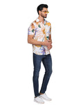 Camisas Para Hombre Bobois Moda Casuales Manga Corta Playa Estampada Hawaiana Relaxed Fit 2 B22351