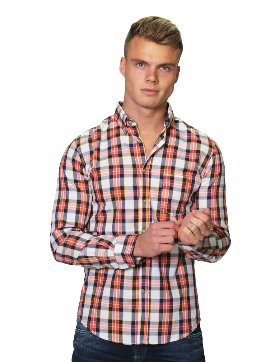 Comprar Camisa cuadros muticolor Urban Button para hombre online
