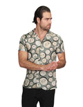 Camisas Para Hombre Bobois Casuales Moda Manga Corta Estampada Relaxed Fit 6 B22368