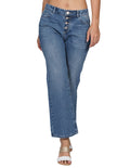 Jeans Para Mujer Bobois Moda Casuales Acampanado Unico V21101